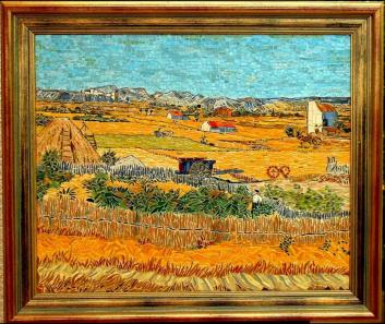La plaine de la Crau (d'aprs Van Gogh)